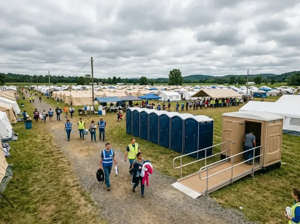 disaster-relief-camp-restrooms-010 — frequently asked questions, Dumpster & Portable Bathrooms Rental in Lambertville, MI